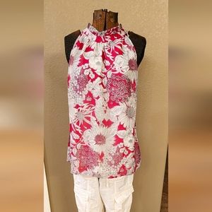 XL Princess Cut Tank Floral Top